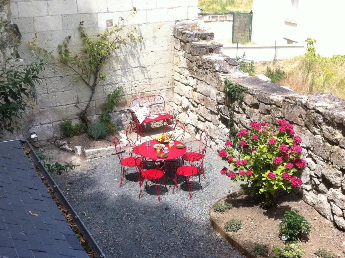 Souzay-ChampignyL'Escale Troglo Au Bord De La Loire别墅 外观 照片